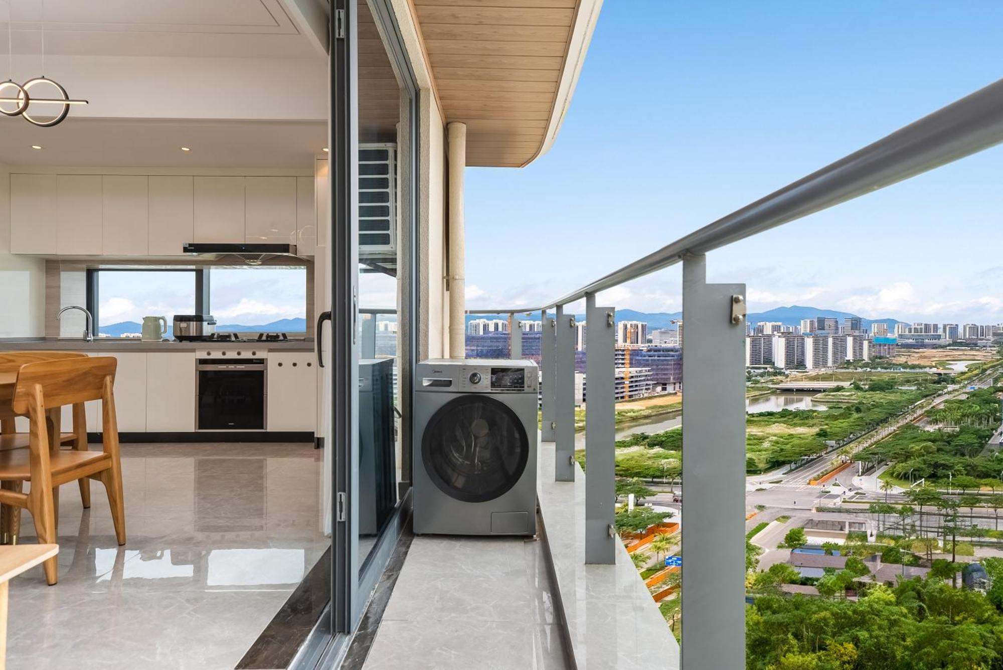 Puhai Sea View Apt By Hailan Tour At Sanya Yazhou Bay#Only 100 Meters To Beach And Sea Swimming Area Exterior foto